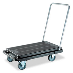 MotivationUSA * Heavy-Duty Platform Cart, 500lb Capacity, 20-9/10w x 32-5/8d x 9h, Bla at Sears.com