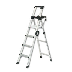 MotivationUSA * Six-Foot Lightweight Aluminum Folding Step Ladder w/Leg Lock & Handle, at Sears.com