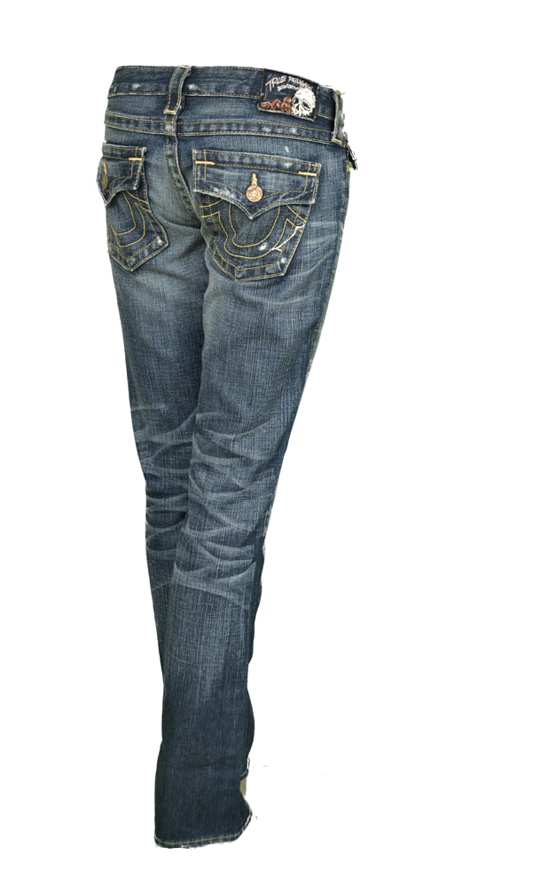 True Religion Billy WAD572F83 Womens Jeans LPD Medium Wash Size 24 at Sears.com