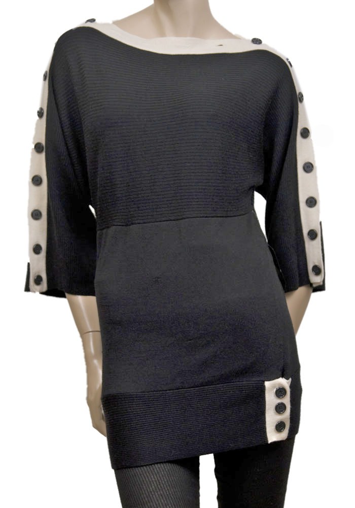 L.A.M.B. Lamb Boatneck Womens Sweaters Black Size M at Sears.com