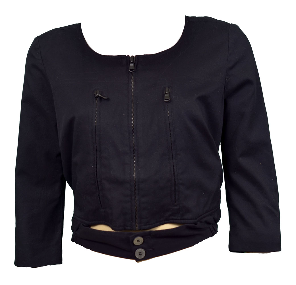 Diesel GUERLY 00CEBL00EIG Zipper Collarless W/tail Womens Jackets Black Sz S at Sears.com