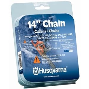Husqvarna 531300372 14-Inch H36-52 (91VG) Lo-Pro Saw Chain, 3/8-Inch by .050-Inch at Sears.com