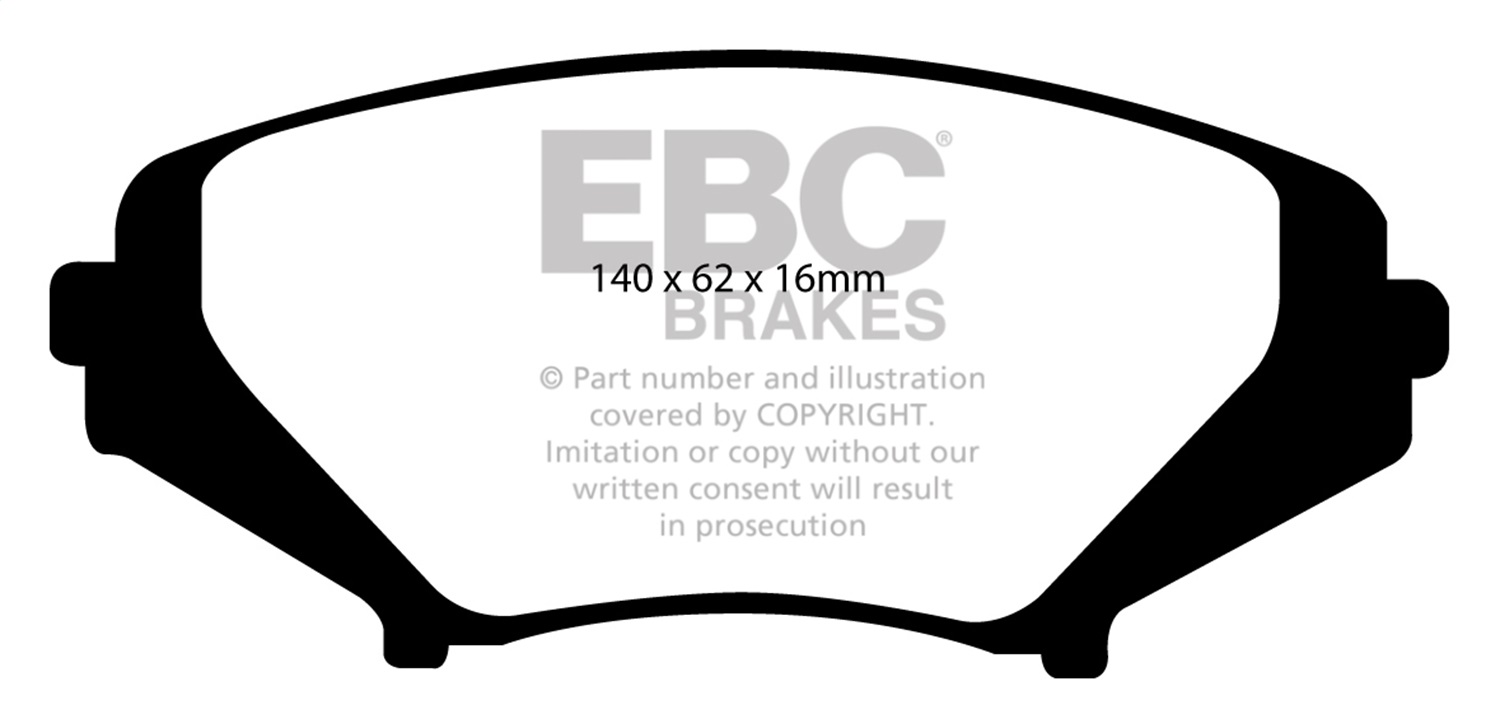 EBC Brakes DP31665C EBC Redstuff Ceramic Low Dust Brake Pads 04-11 RX-8 at Sears.com