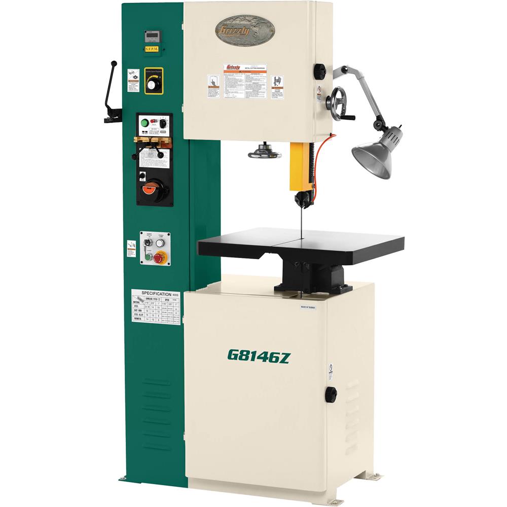 Grizzly 15-3/4" VS Vertical Metal-Cutting Bandsaw with Inverter at Sears.com