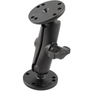 Ram Mounting Systems RAM Mount 1" Ball Double Socket Arm w/2 2.5" Round Bases - AMPS Hole Pattern at Sears.com