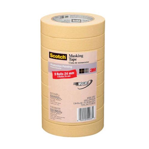 3M SCOTCH "Scotch" Masking Tape 0.94"x60.1 Yard - Pk/9 at Sears.com