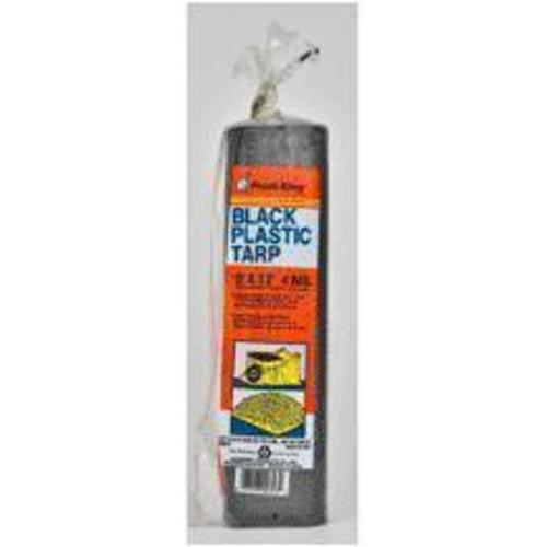 Thermwell BLACK POLY DROP CLOTH WITH GROMMETS 9'X12' - 4MIL at Sears.com