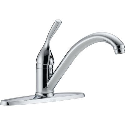 Delta Classic Single Handle Centerset Kitchen Faucet w/ Integrated Supply Tools -Finish:Chrome, Optional Accessory:w/ Integral Spray at Sears.com