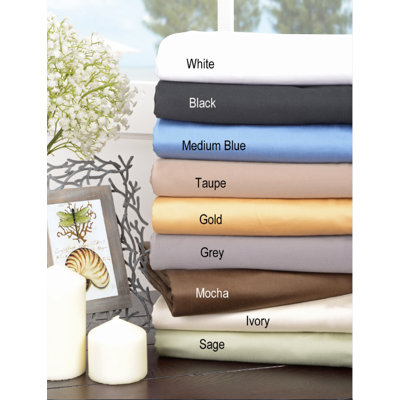 Simple Luxury 1500 Thread Count Egyptian Cotton Solid Sheet Set - Size: King, Color: Grey at Sears.com