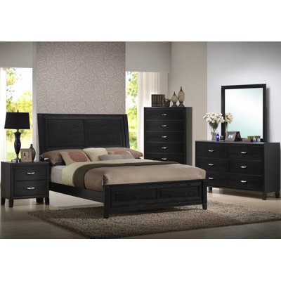 Wholesale Interiors Baxton Studio Panel 5 Piece Bedroom Collection at Sears.com
