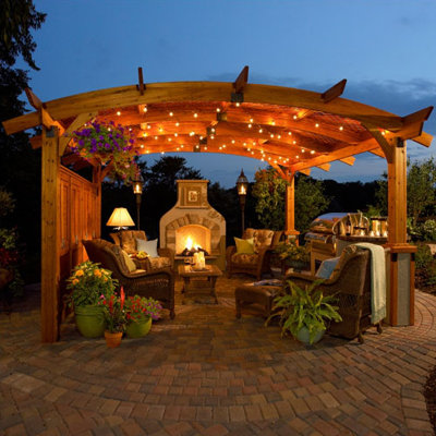 The Outdoor Greatroom Company Sonoma Pergola - Size: 12' W x 12'D, Color: Redwood at Sears.com