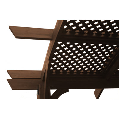 The Outdoor Greatroom Company Sonoma Lattice Roof for Pergola - Size: 16' W x 16'D, Color: Mocha at Sears.com