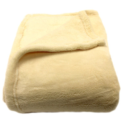 WovenWorkz Oh So Soft Super Soft Blanket - Size: King, Color: Cream at Sears.com