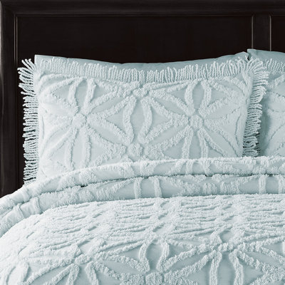 LaMont Arianna Chenille Bedspread Set - Size: Full, Color: Pearl Blue at Sears.com