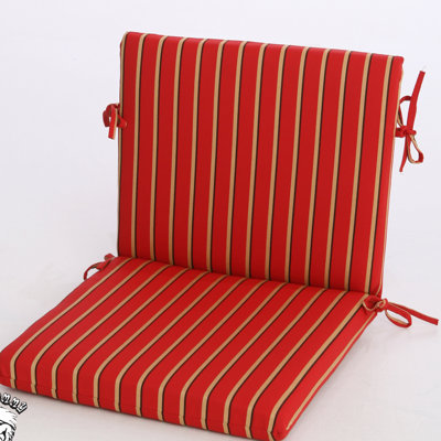 Buyers Choice Phat Tommy High Back Chair Cushion - Color: Crimson at Sears.com