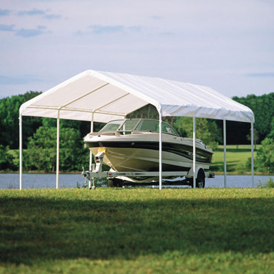 Shelter Logic Canopy Replacement Cover for 2" Frame - Size: 12' W x 30' D, Color: White at Sears.com