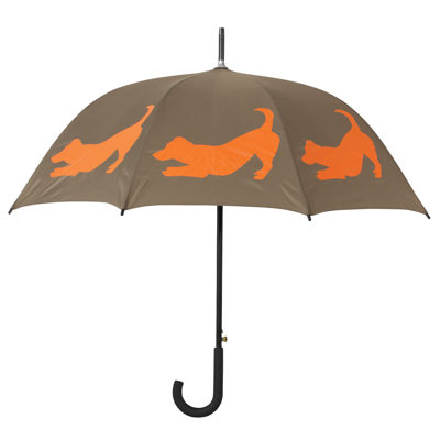The San Francisco Umbrella Company Dog Park Jack Russell Terrier Silhouette Walking Stick Umbrella at Sears.com