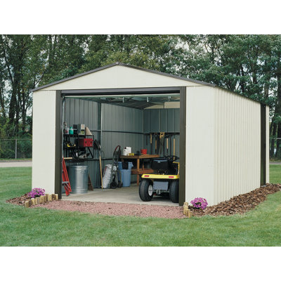Arrow Murryhill Vinyl Coated Steel Storage Shed - Size: 12' x 31' at Sears.com