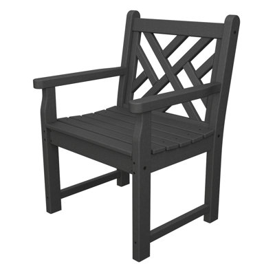 Polywood Chippendale Garden Arm Chair - Finish: Slate Grey at Sears.com