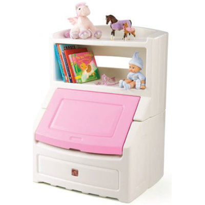 Step2 Lift and Hide Bookcase Toy Box with Lid - Finish: Pink at Sears.com