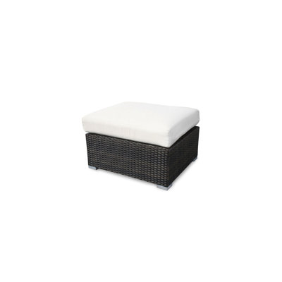 Source Outdoor Lucaya Ottoman with Cushion - Fabric: Off-White at Sears.com