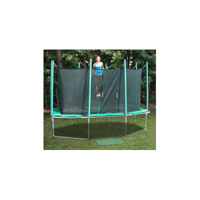 KIDWISE 9 x 14 ft. Rectagon Trampoline with Enclosure - Pad Color: Purple/Yellow at Sears.com
