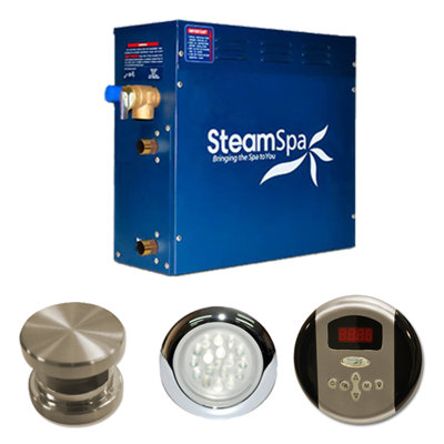 Steam Spa 6 KW Indulgence Steam Generator Package - Finish: Brushed Nickel at Sears.com