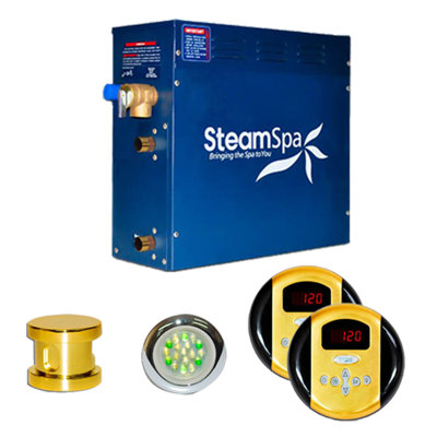 Steam Spa 4.5 KW Royal Steam Generator Package - Finish: Gold at Sears.com