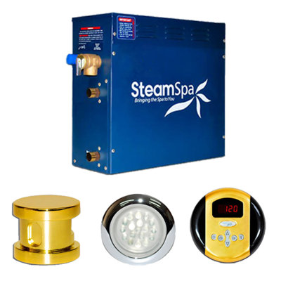 Steam Spa 4.5 KW Indulgence Steam Generator Package - Finish: Gold at Sears.com