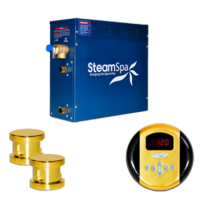 Steam Spa 12 KW Oasis Steam Generator Package - Finish: Gold at Sears.com