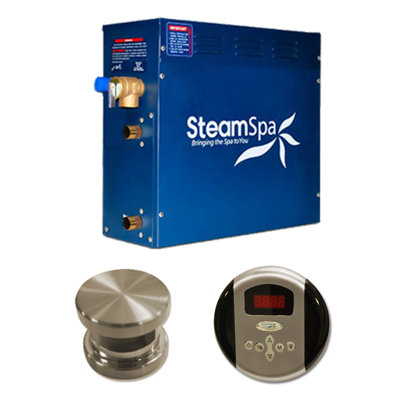 Steam Spa 7.5 KW Oasis Steam Generator Package - Finish: Brushed Nickel at Sears.com