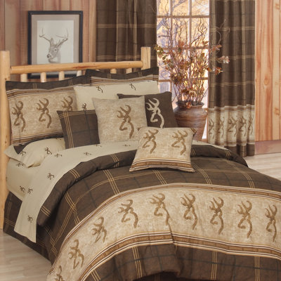 Browning Buckmark Sheet Set in Tan - Size: King at Sears.com