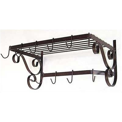 Grace French Wall Mounted Bar Pot Rack - Finish: Ivory at Sears.com