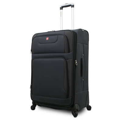 Wenger Swiss Gear 25.5" Spinner Suitcase - Color: Grey/  Black at Sears.com