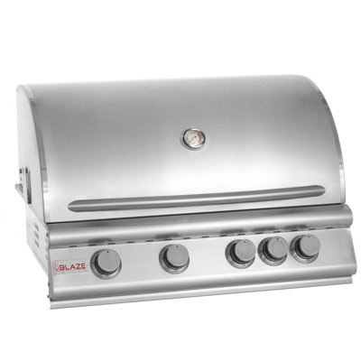 Blaze Grills 32" 4-Burner Built-In Gas Grill with Rear Infrared Burner - Gas Type: Natural at Sears.com