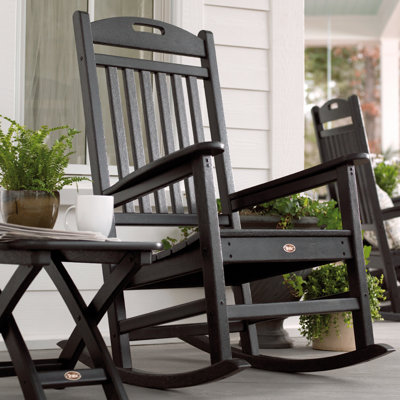 Polywood Trex Outdoor Yacht Club Rocking Chair - Color: Classic White at Sears.com