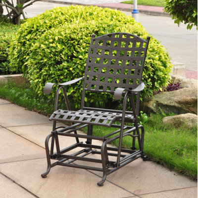 International Caravan Santa Fe Wrought Iron Outdoor Patio Glider at Sears.com