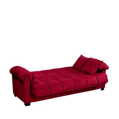 Handy Living Convert-A-Couch Sleeper Sofa - Color: Crimson Red at Sears.com