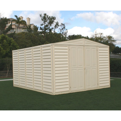 Duramax WoodBridge Vinyl Storage Shed - Foundation: Yes, Size: 10.5' x 8' at Sears.com