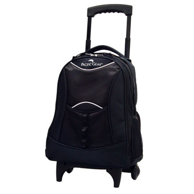 Traveler's Choice Pacific Gear Lightweight Wheeled Backpack - Color: Black at Sears.com