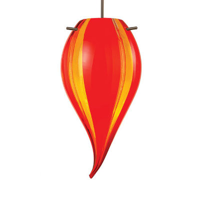 WAC Carnival Quick Connect Monopoint Pendant Kit - Shade Finish: Red, Finish: Dark Bronze at Sears.com