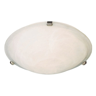 Maxim Lighting Malibu 3 Light Flush Mount - Finish / Shade Color: Marble/White at Sears.com