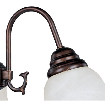 Maxim Lighting Malibu 3 Light Mini Chandelier - Finish: Marblewith Oil Rubbed Bronze Shade at Sears.com