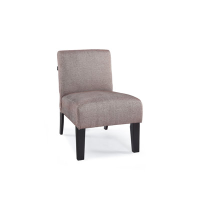 DHI Deco Solid Fabric Slipper Chair - Color: Bark at Sears.com