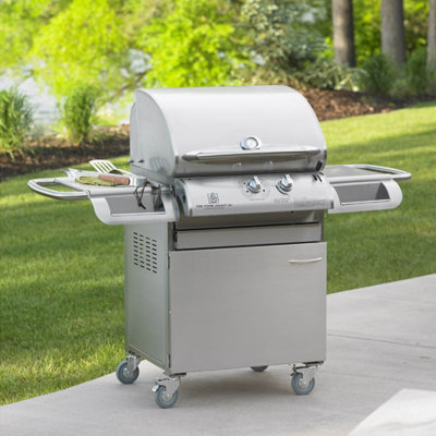 The Outdoor Greatroom Company Legacy Cook Number 24" Gas Grill Head with Deluxe Stainless Steel Cabinet at Sears.com