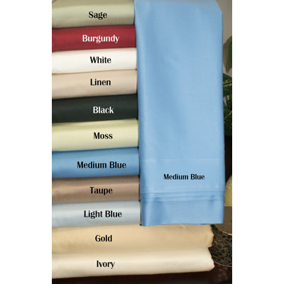 Simple Luxury 650 Thread Count Egyptian Cotton Solid Sheet Set - Color: Ivory, Size: Twin XL at Sears.com