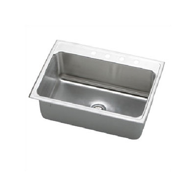 Elkay Lustertone Gourmet 31" x 22" Extra Deep 12" Depth Sink Set - Configuration: Five Hole at Sears.com