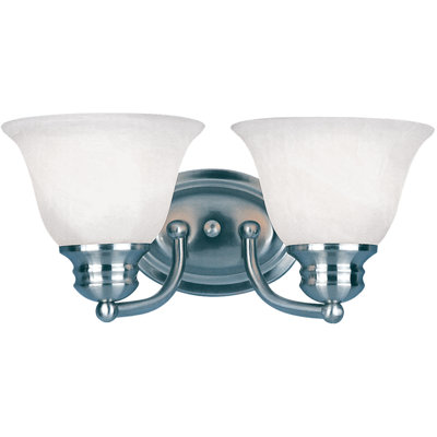 Maxim Lighting Malibu Two Light Bath Vanity in Satin Nickel at Sears.com