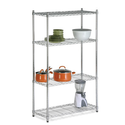 Honey Can Do Four Tier Storage Shelves in Chrome at Sears.com