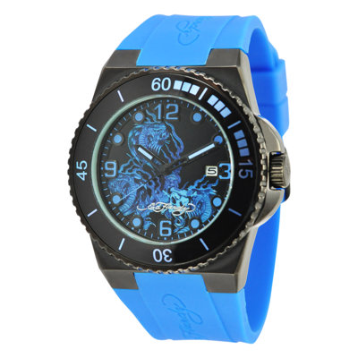 Ed Hardy Men's Immersion Snake Watch in Blue at Sears.com